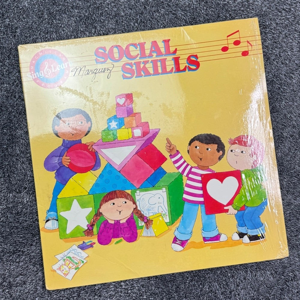Macmillan Sing & Learn Social Skills Marguery Vinyl LP Record 1987 Educational